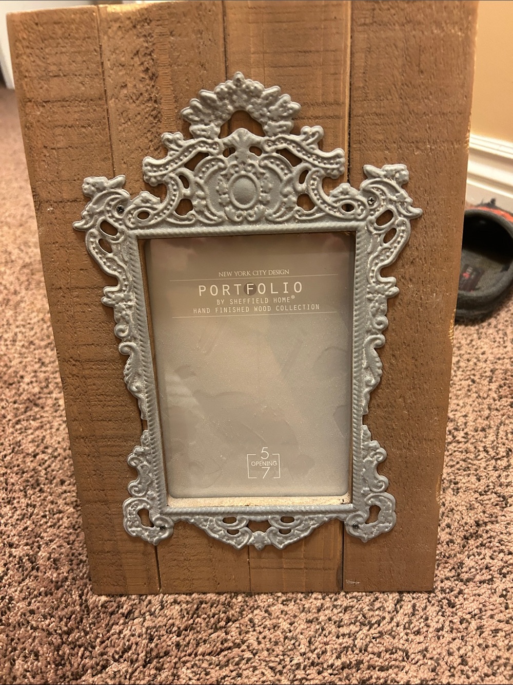 Sheffield Home Ornate Picture Frame in Light Gray